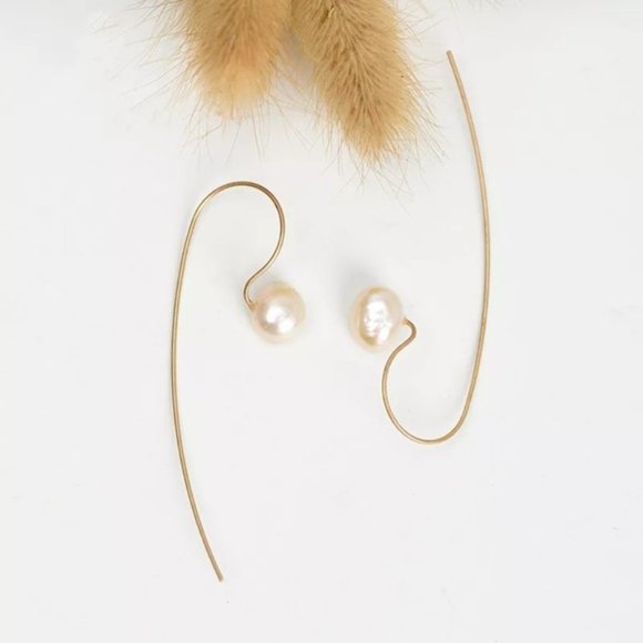 BAROQUE PEARL THREADERS - Picture 3 of 7